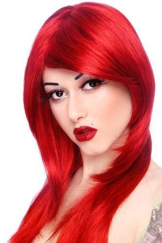 Hair color ideas with red and black