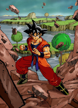 magikarp-sama:  Goku by ~alfiov