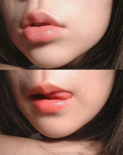 Wow now those are some very kissable lips.