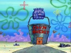 kevinthepro:  I JUST UNDERSTOOD WHAT THE CHUM BUCKET IS ON SPONGEBOB.  AFTER ALL THESE YEARS. I JUST REALIZED. Chum is something that fisherman use as bait…it’s chopped up fish parts. IT’S A CANNIBAL RESTAURANT. THAT’S WHY NOBODY GOES THERE.