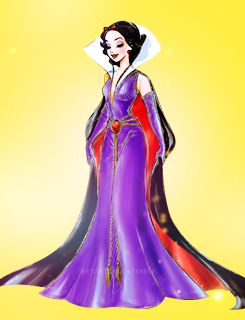 timelessdisneydreams:  petitetiaras:  Disney Princesses modeling the Designer Villains gowns.   i love rapunzel’s  