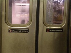 ytoob:  &lsquo;Do not Fall in Love&rsquo; stencil by David Boyle on Flickr. 