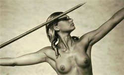 Nude Female Sports  hierarchical-aestheticism:  Arthur Elgort - Pirelli Calendar 1990  (Leni Riefenstahl inspired) 