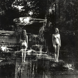 sistersofmoon:  Buffalo, NY (Multiple Exposure of Female Nudes) by Charles Swedlund, 1969 