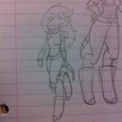 cheshirecatsmile37:  Madii, what chu doin’ starin’ at that poorly drawn badonkadonk (Taken with Instagram)  Gotta reblog myself because Instagram won&rsquo;t share to here&hellip;and I&rsquo;m too lazy to scan crap