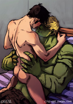 cris-art:  “are you sure?”, a quick fanart, an experience of Hulkling and Billy. I hope you like! 