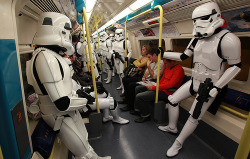  the stormtroopers have invaded the subway 8)