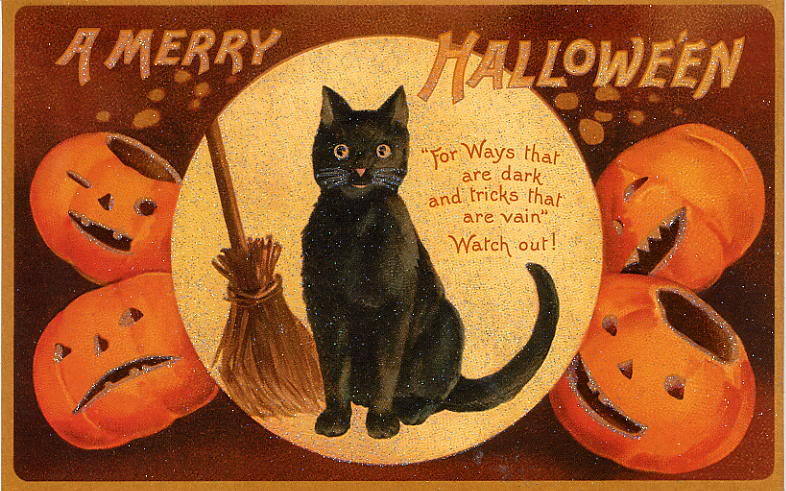 halloween clip art vintage - photo #39