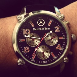 Birthday gift from the dealership I got my car from! #benz #helmsbros  (Taken with Instagram)