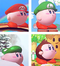 sephirona:  SSBM: The many faces of Kirby.  I’d forgotten how much it sucks to make multi-gif photosets. orz Before I get any snarky comments saying “you forgot Jigglypuff and Doctor Mario!!!!” I’ll just mention that yes, I excluded a few for