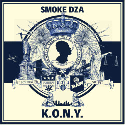 Smoke DZA - K.O.N.Y. 1. K.O.N.Y. (Prod. by DJ Dahi) 2. JFK (Prod. By Lee Bannon) 3. Still Ashin feat. Wiz Khalifa, Curren$y &amp; Dom Kennedy (Prod. By Harry Fraud) 4. Still On feat. Fat Trel (Prod. By 183rd) 5. Butta Rice (Prod. By Harry Fraud) 6. Weed