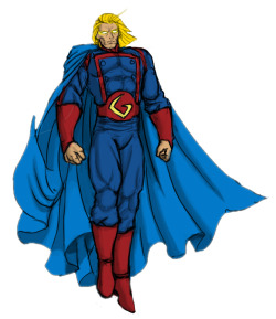 Some people think that Robert Reynolds aka The Sentry would&rsquo;ve worked better as a Cosmic Marvel character. If he&rsquo;s dressed half as well as he is in this pic during his spacefaring shenanigans, count me in. Done by an anonymous DrawFriend.