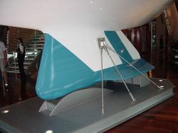 pumasailing:  The winged keel made its debut in the 1983 America’s Cup with Australia II. This keel resulted in the Cup being won by a non-American team after 132 years of victory. That is the longest winning streak in sports…ever.  Fucking golden