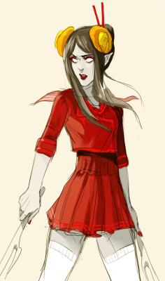 going through my files and realizing Ive doodled Damara more times than any of the other alpha trolls combineddont look at me