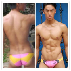 fuckyeahdragonboaters:  Remember we posted a photo of Shawn Ng last night? Here’s the back view. He trains his gluteus so much it looks like his trunks were photoshopped on! 