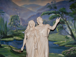  Adam and Eve in the visitor center of the Salt Lake City, LDS Temple. Shot for Stern Magazine, out now.  