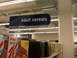 tyleroakley:  badass-equalist:  mangaka-soldier:  moffats-army:   50 Shades of Grain  Porn Flakes  Special D  Fucky Charms  Honey Bunches of Goatse 