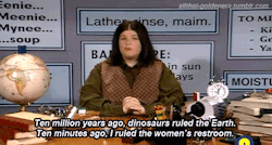 ask-teenage-bubble-scarry:  Ladies and Gentlemen, Lori Beth Denburg with vital information for your everyday life. 