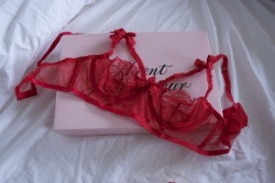 denier69:  It is so special .. to love yourself enough to make every day a delight… ~~~ thelingerielesbian:  Lingerie Review: Agent Provocateur Alina Bra and Ouvert Knickers  The fact that the Agent Provocateur flash sale was over the weekend of my