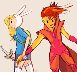 lowlighter:  I’ve always loved Finn and Flame Princess’s relationship. and even MORESO natazilla’s flame prince design. A WHOLE COMIC BOOK HOW WAIT 