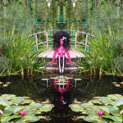 aqqindex:  Kembra Pfahler (Voluptuous Horror of Karen Black), At Giverny, Photographed by E.V. Day, 2012