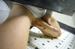 collegecocks:  Ever tried this??? Any Luck?  university library toilets in my student days were spent doing and seeing this kind of thing - hot as fuck.