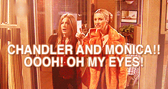 transponsters:  FRIENDS - 10 of the funniest moments:  Phoebe finding out about Chandler and Monica. (5.14) Rachel (wrongly) guessing what Chandler does for a living. (4.12) Joey wearing all of Chandler’s clothes. (3.02) Ross finding out his sandwich