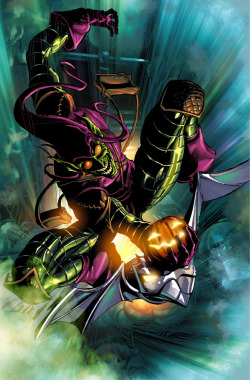 I&rsquo;ve never been that into the Green Goblin, hell, most of Spider-Man&rsquo;s villains are a joke, except for Venom and Carnage, but the Green Goblin in the Initiative version of the Thunderbolts is fucking awesome.  The way he was written, drawn,
