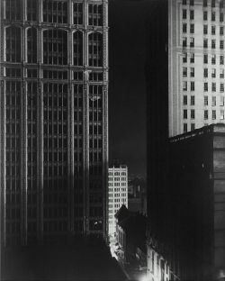 Sunday Night, 40th Street, 1925 negative by Edward Steichen