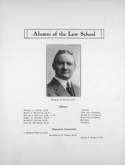 &quot;Alumni of the Law School&quot; (1913) Saint Louis...