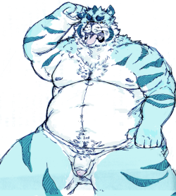 fatfur:  Big Blue Tigers~ 