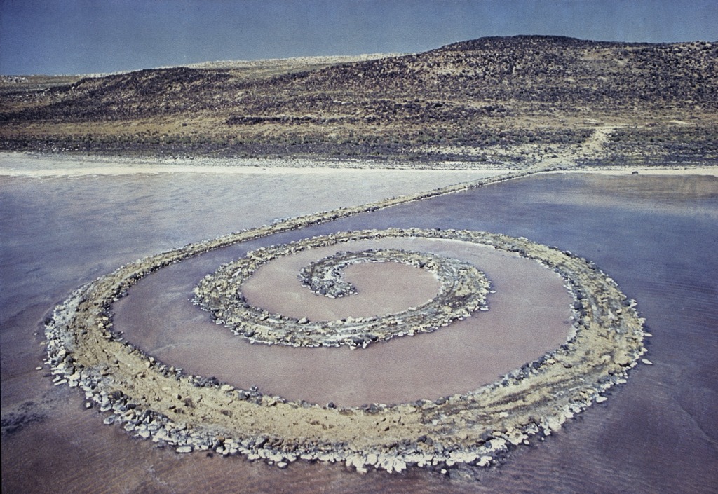 Robert Smithson, Spiral Jetty, 1970, ..