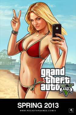 rockstargaming:  Today, we’re proud to announce that Grand Theft Auto V is expected to launch worldwide spring 2013 for Xbox 360 and PlayStation 3.Developed by series creator Rockstar North, Grand Theft Auto V takes place in a re-imagined, present-day