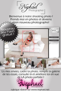 NephaelPhotographer, #jeu #flash #sexy et gratuit ! http://www.nephael.net/jeux/nephaelphoto/