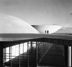 icancauseaconstellation:  Brasilia Under Construction Designed by Oscar Niemeyer and built in the late 50s Brasilia is one of the most important architectural projects of the 20th century. These photographs by Marcel Gautherot capture some of Brasilia’s