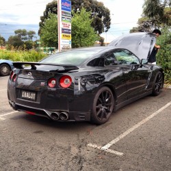 Chillin with this bad boy at work! #r35 #gtr #skyline #nissan @meximilien