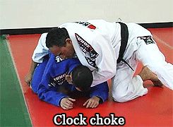 kellymagovern:  Brazilian Jiu-Jitsu gi chokes. 