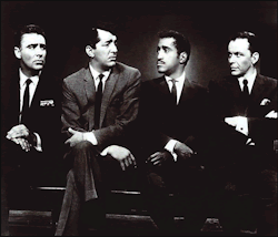1950sunlimited:  The Rat Pack Peter Lawford, Dean Martin, Sammy Davis Jr. &amp; Frank Sinatra 