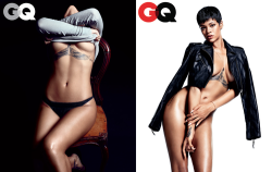 billidollarbaby:  Rihanna: Obsession of the Year for GQ Magazine [Full Spread] Check out the  behind the scenes of the photoshoot:  GQ here 