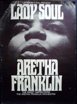 illustraction: ARETHA FRANKLIN German Concert poster (1968) - Gunther Kieser’s JAZZ/SOUL/GOSPEL and BLUES Concert Posters (Part 5) I love this poster so much that I keep reblogging it as it’s a must see and a must have (just managed to get a new