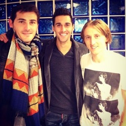 oneikercasillas:  Iker Casillas, Álvaro Arbeloa &amp; Luka Modric vía Alvaro’s Instagram 