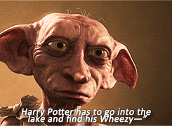 snapesallegiance:  Endless list of things that should have been in the movies↳ Goblet of Fire, p 491  “Dobby hears things, sir, he is a house-elf, he goes all over the castle as he lights the fires and mops the floors. Dobby heard Professor McGonagall