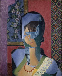 yama-bato:  Jean Metzinger, Woman in Lace, 1916 