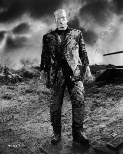 Boris Karloff in The Bride of Frankenstein by James Whale, 1935.