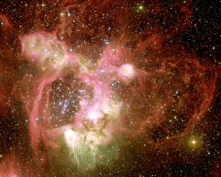 n-a-s-a:  N44 in the Large Magellanic Cloud (Central Region)  Credit: ESO  
