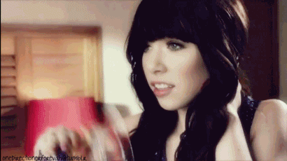 Carly Rae Jepson swooning gif
