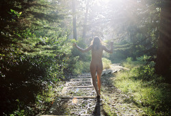 northnude:  true meaning of naturism. one with nature. 