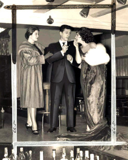 Blaze Starr A press photo (complete with editorial crop marks) from November 30 - &lsquo;61 features Blaze getting her cigarette lit by actor Harold Lang, while actress Fran Mahr looks on..The photo was taken at Blaze&rsquo;s own 'TWO O'CLOCK Club&rsquo;