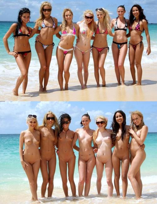 Nude group sex