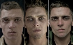 accidentalism:  Photographer Lalage Snow, who is currently based in Kabul, Afghanistan, embarked on an 8-month-long project titled We Are The Not Dead featuring portraits of British soldiers before, during, and after their deployment in Afghanistan.